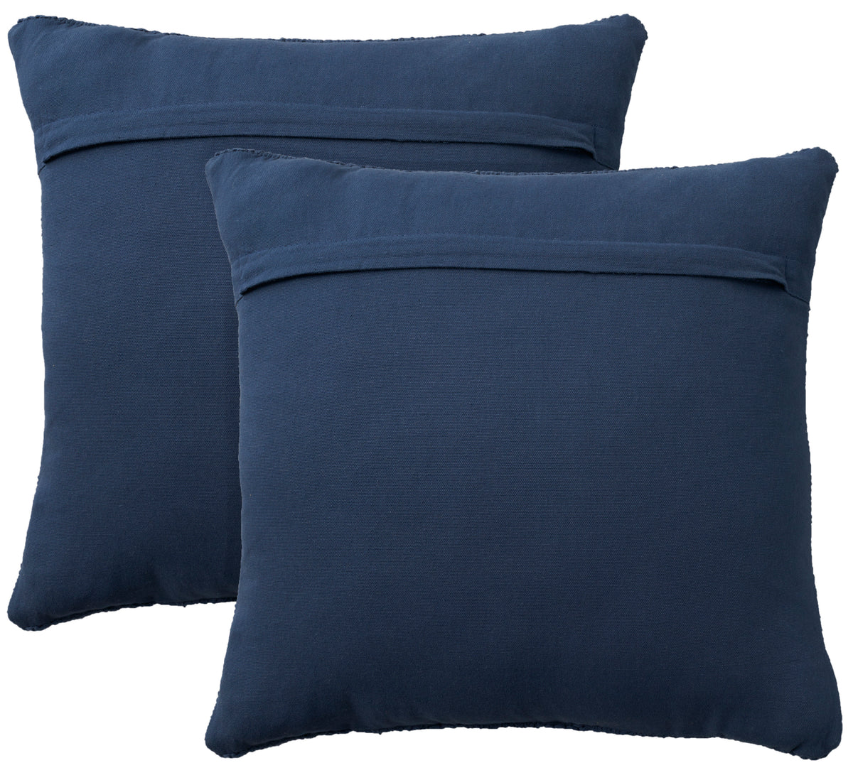 Lifestyle RC586 Navy 18" x 18" Set of 2 Throw Pillows