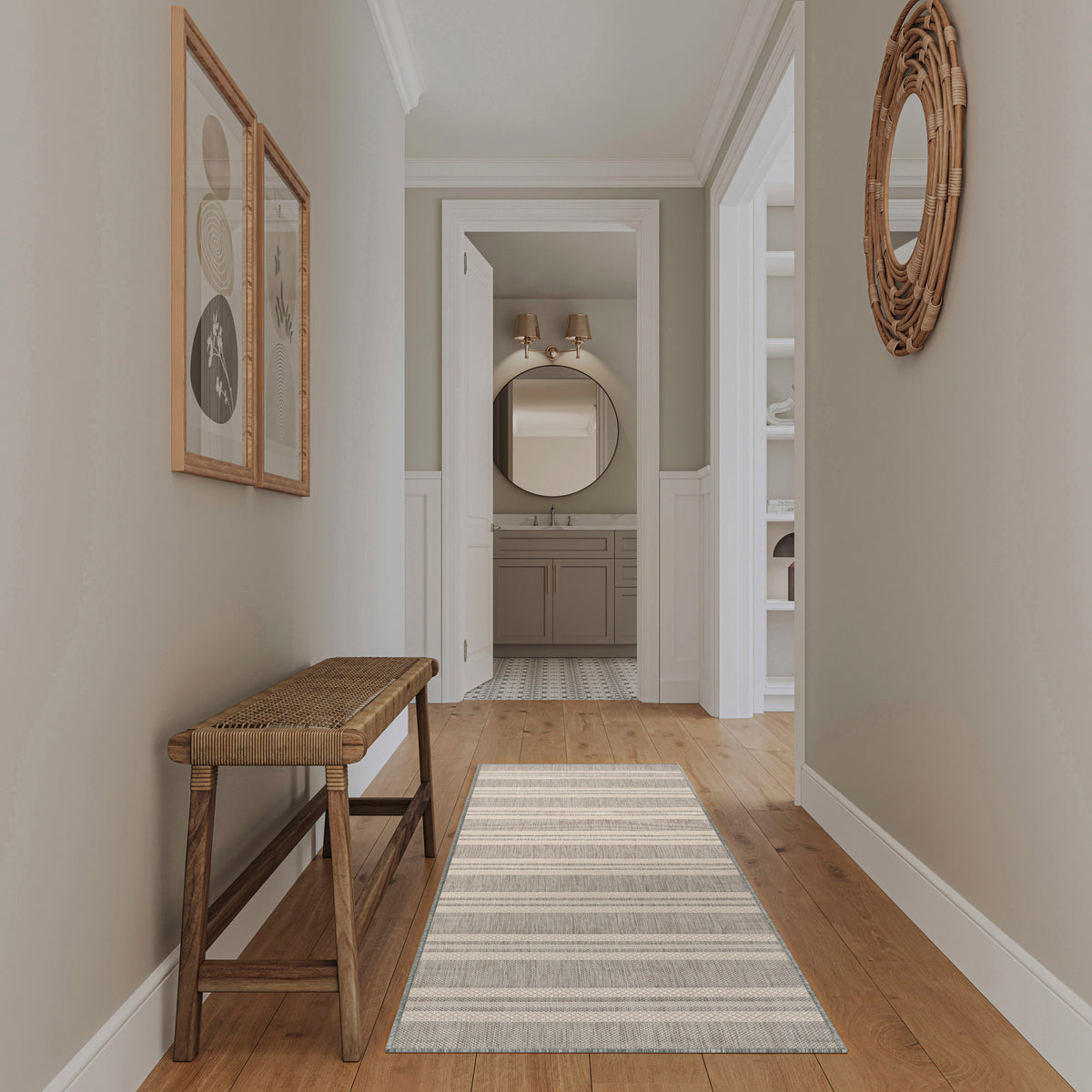 Horizon Indoor/Outdoor HOZ05 Grey Rug