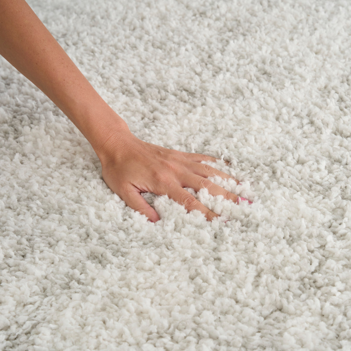 Modern Shag MMD06 Ivory Grey Rug