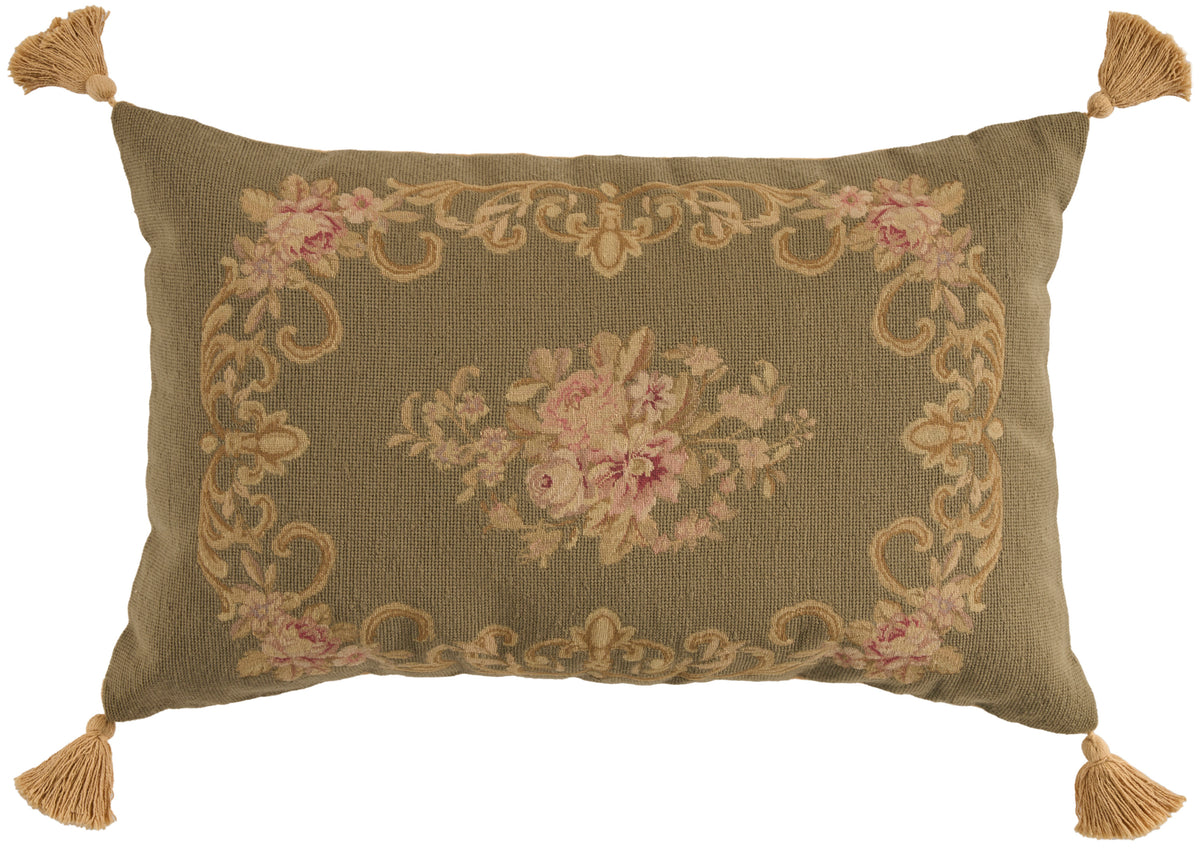 Vintage Pillow VAN2 Sage 20" x 30" Throw Pillows