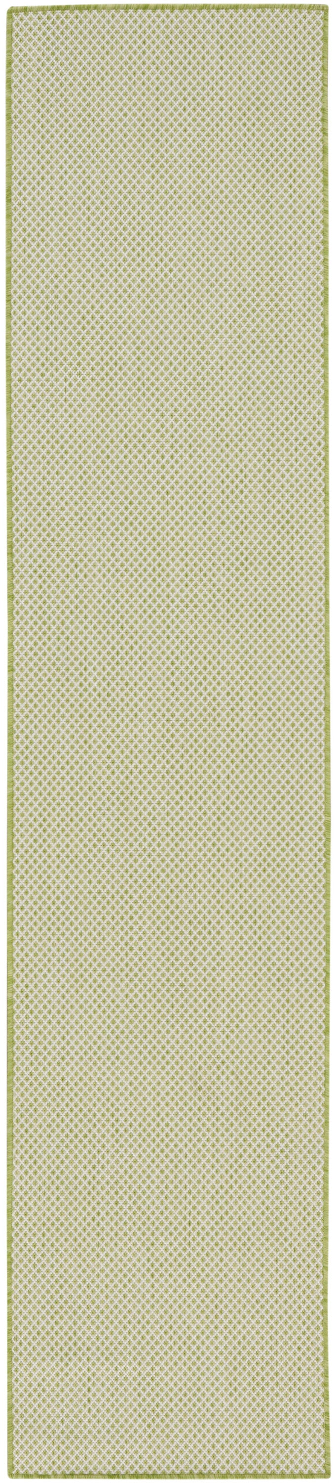 Courtyard COU01 Ivory Green Rug