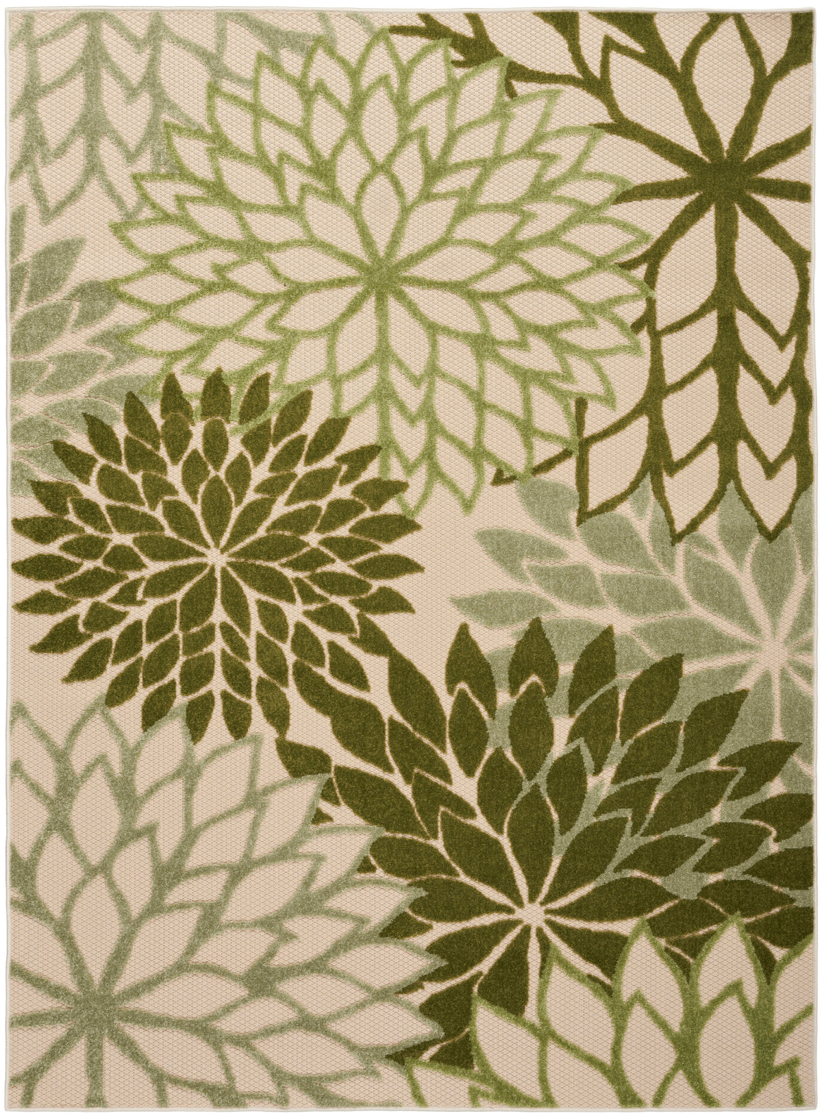 Aloha ALH05 Ivory Green Rug