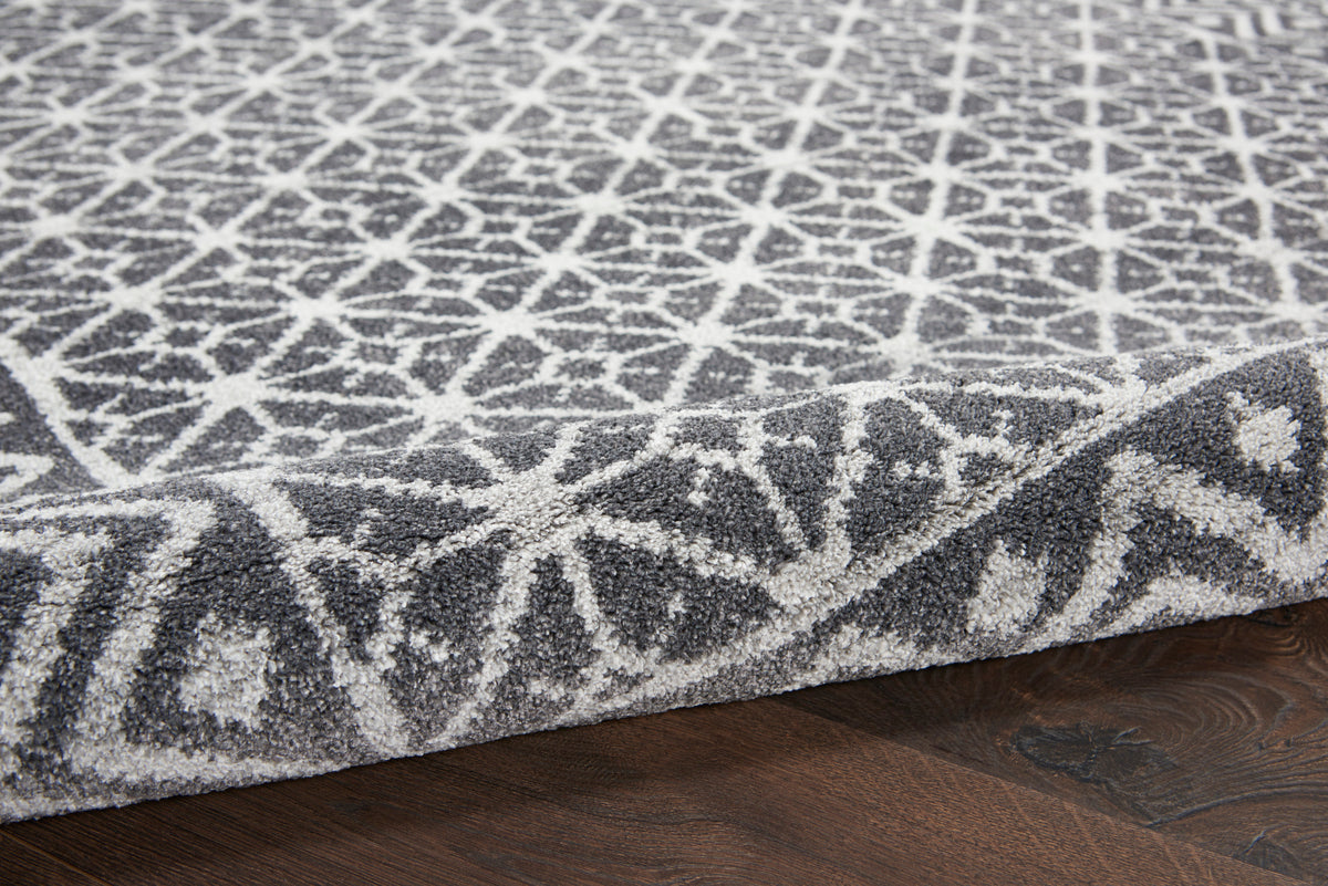 Palermo PMR02 Charcoal Silver Rug
