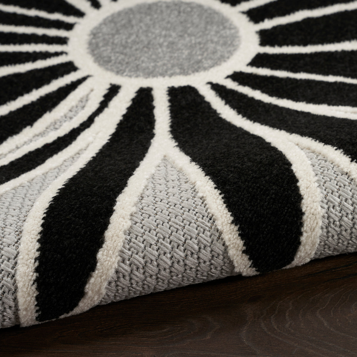 Aloha ALH33 Black White Rug