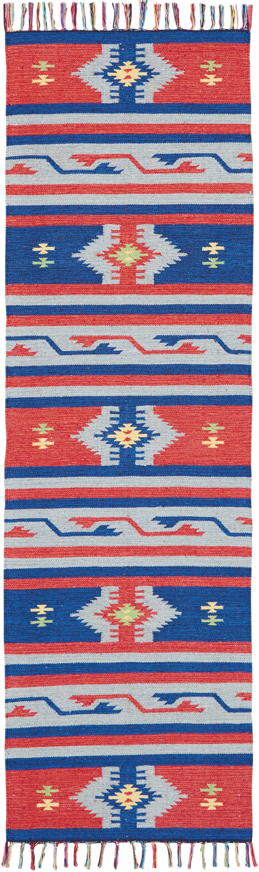 Baja BAJ03 Blue Red Rug