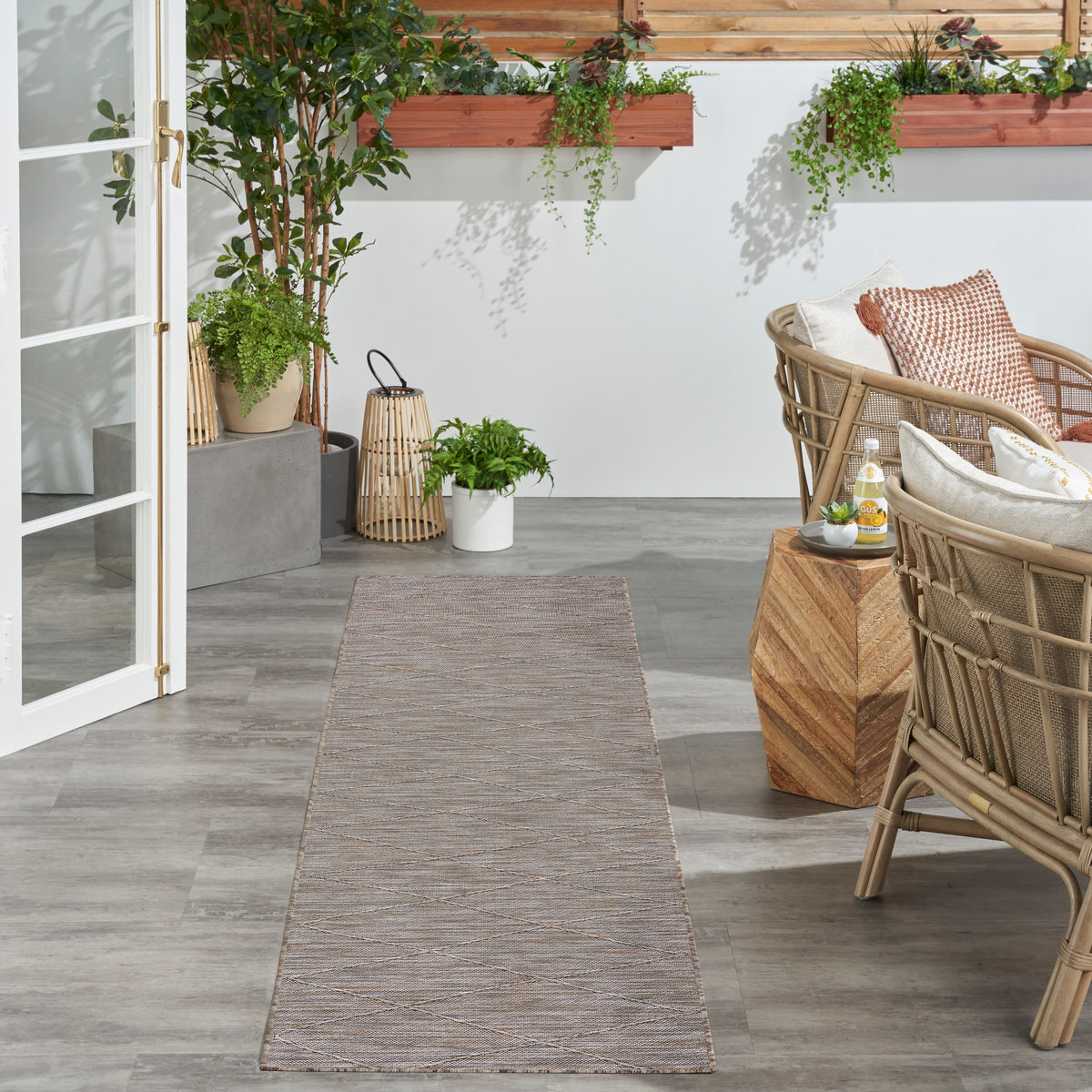 Washable Solutions WSL01 Grey Mocha Rug