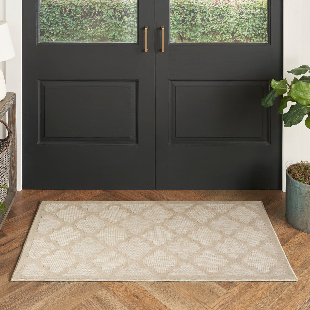 Easy Care NES01 Cream Rug