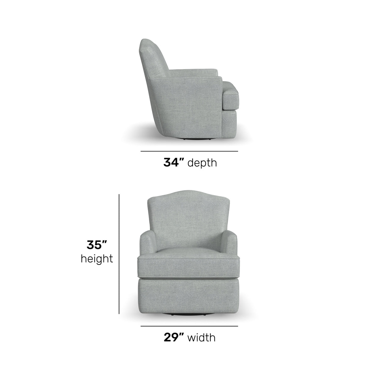Judge Fabric Swivel Chair