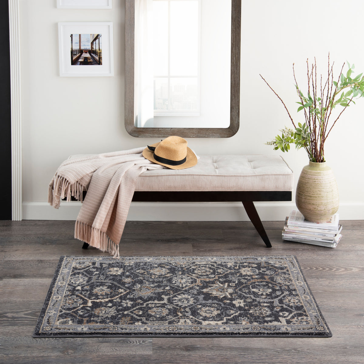 Moroccan Celebration KI385 Navy Rug