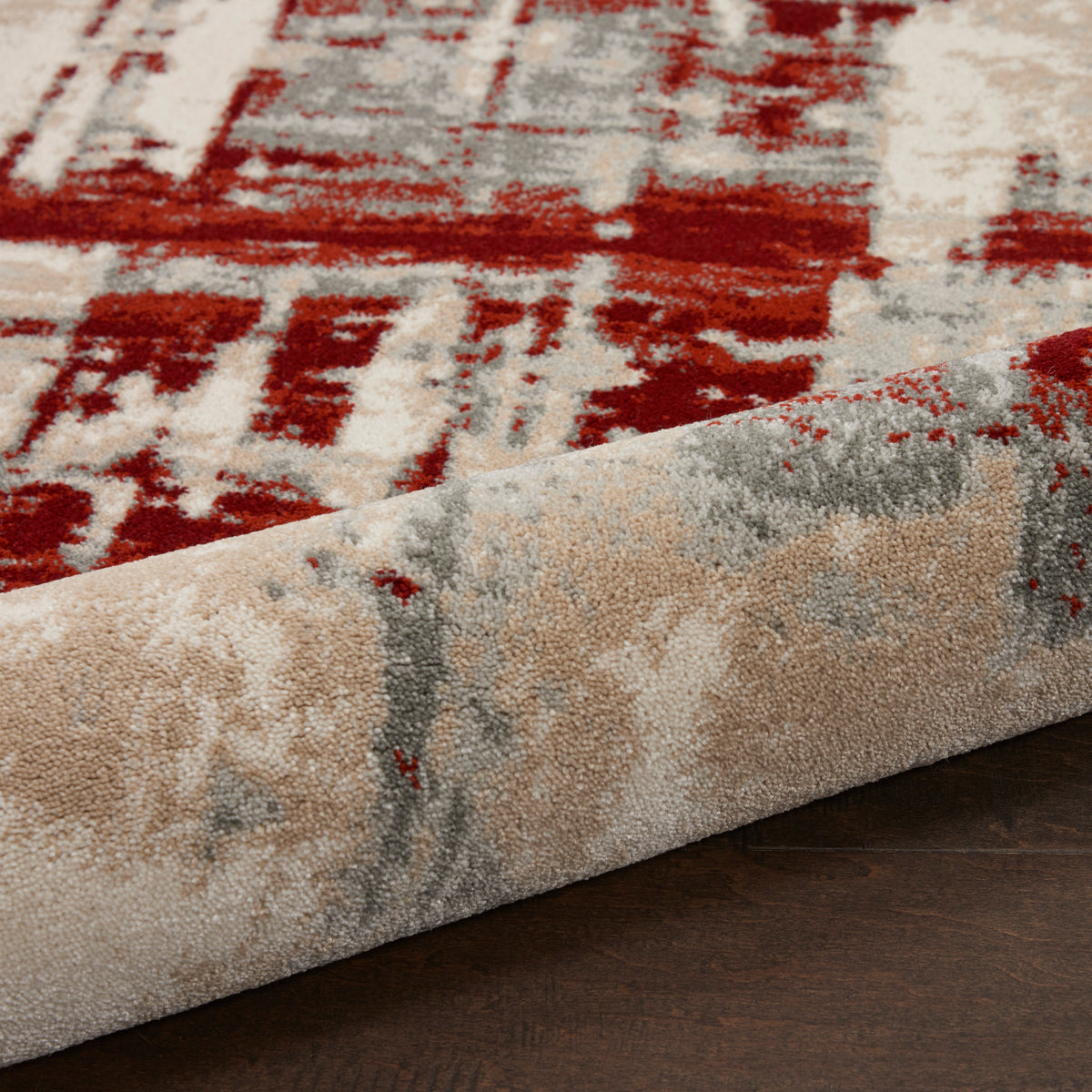 Maxell MAE14 Ivory/Red Rug