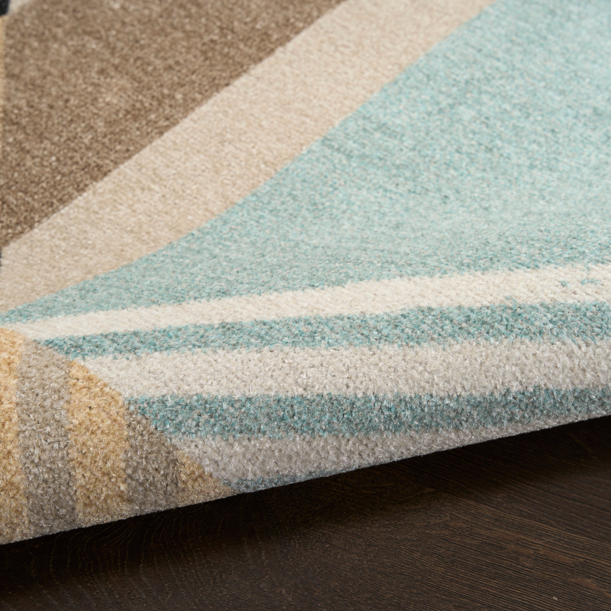 Washable Decor WSD10 Blue Multicolor Rug