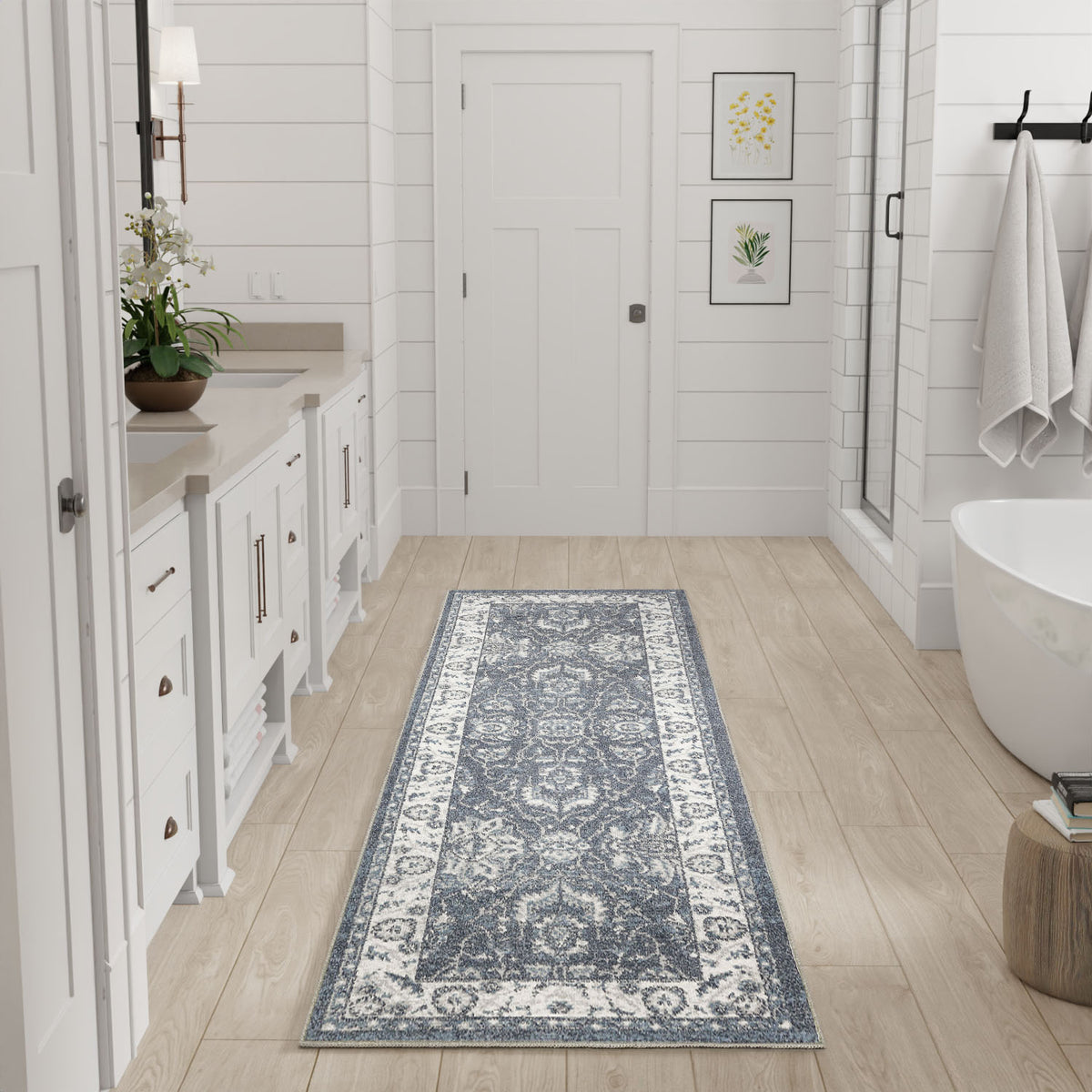 Astra Machine Washable ASW20 Slate Rug