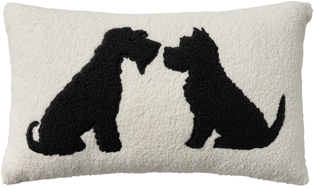 Pet Pillows & Access L0491 Black 12" x 21" Throw Pillows