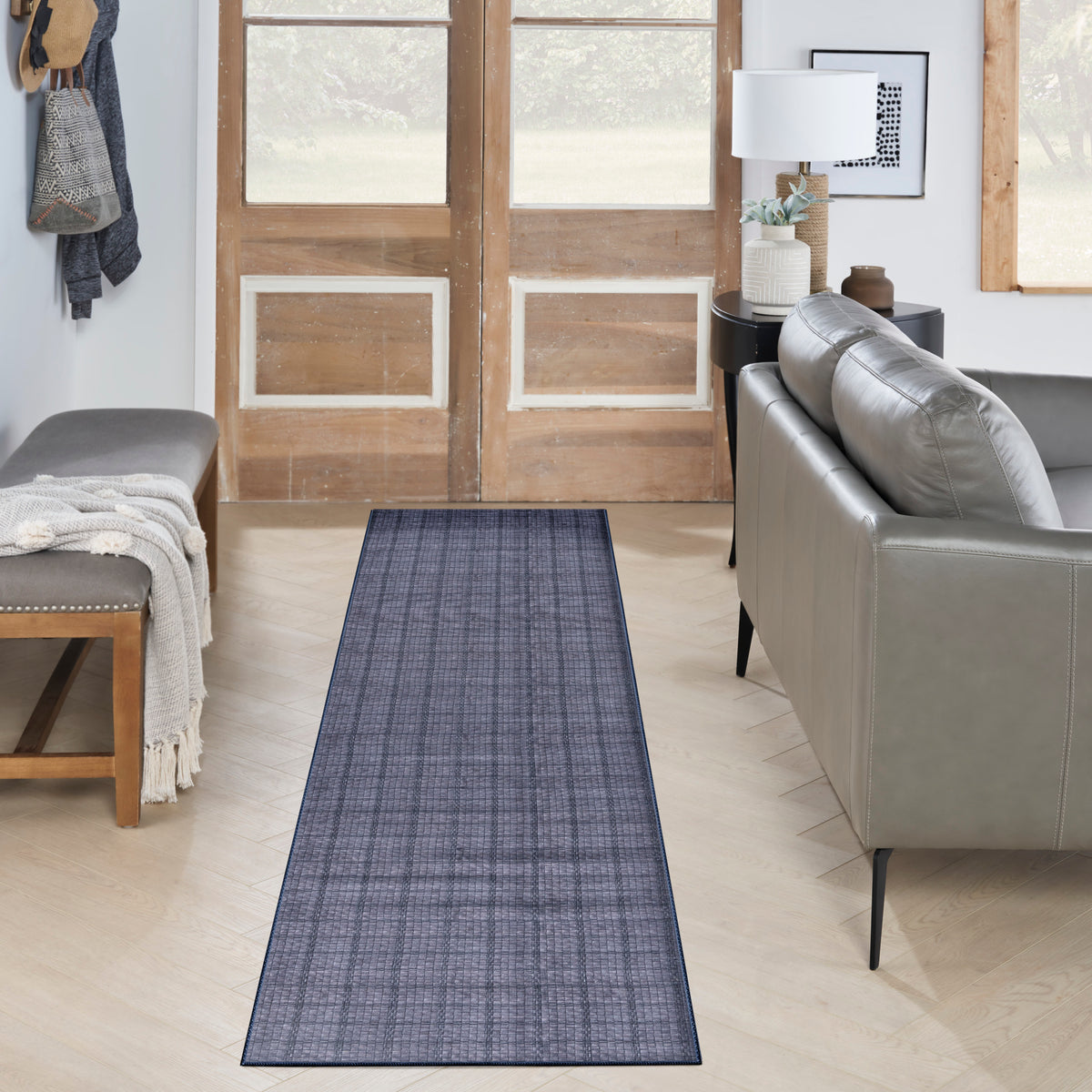 Nourison Washables NWB04 Navy Blue Rug