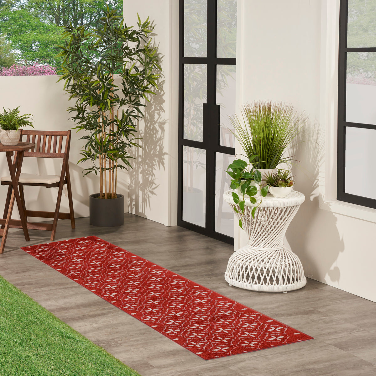 Nourison Essentials NRE04 Brick Ivory Rug