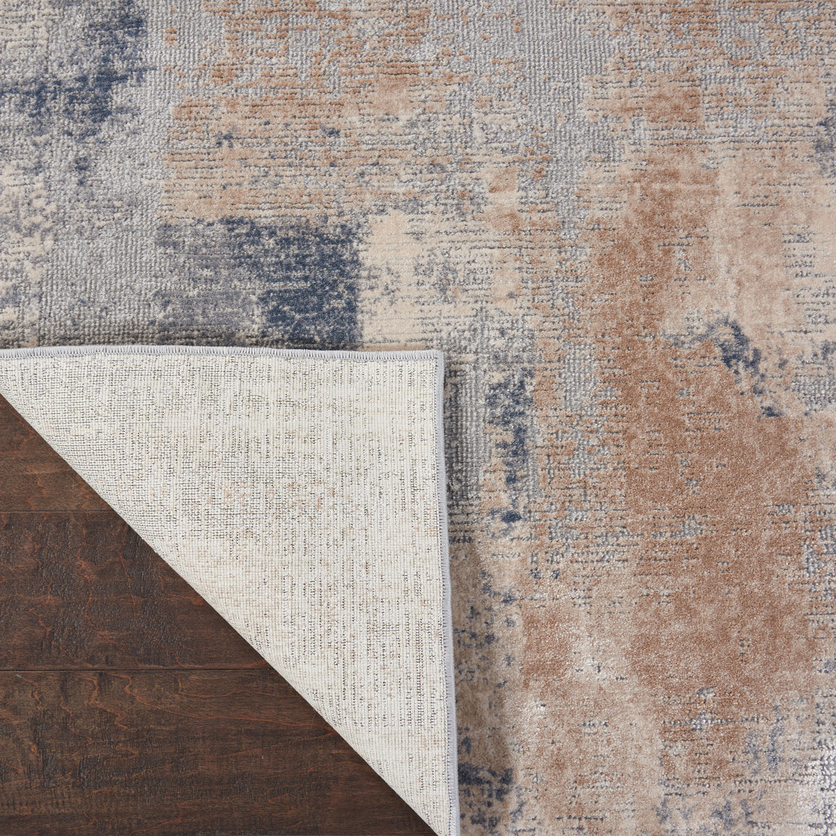 Rustic Textures RUS02 Beige Grey Rug