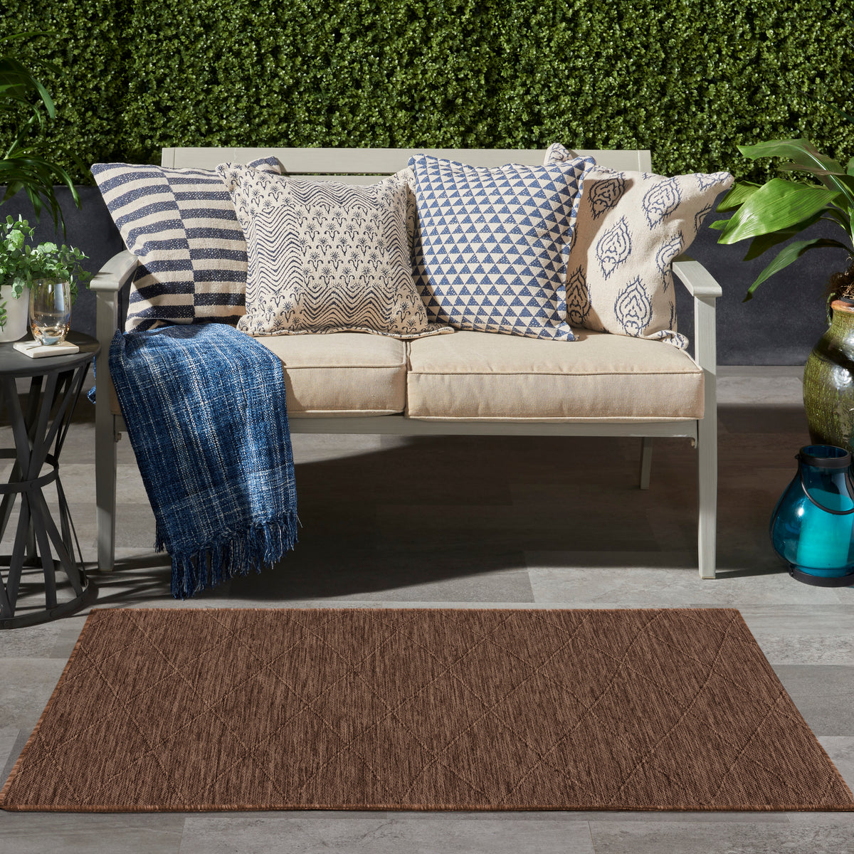 Washable Solutions WSL01 Mocha Rug