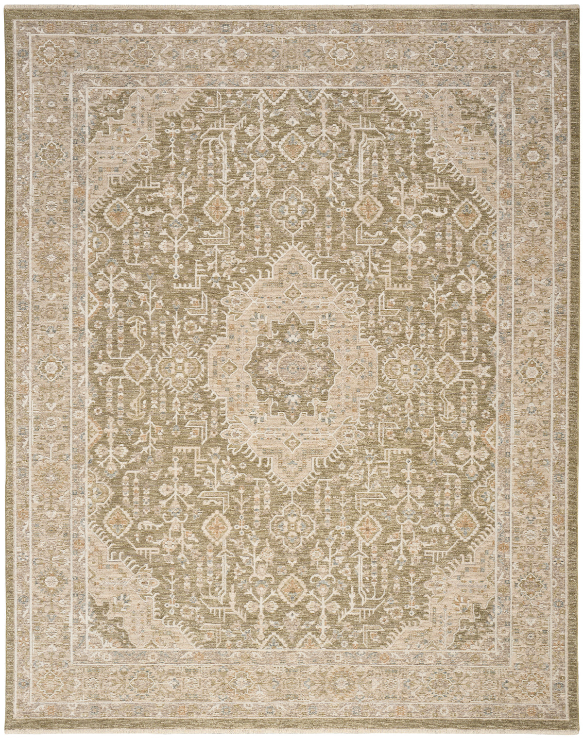Retreat RET02 Green Rug