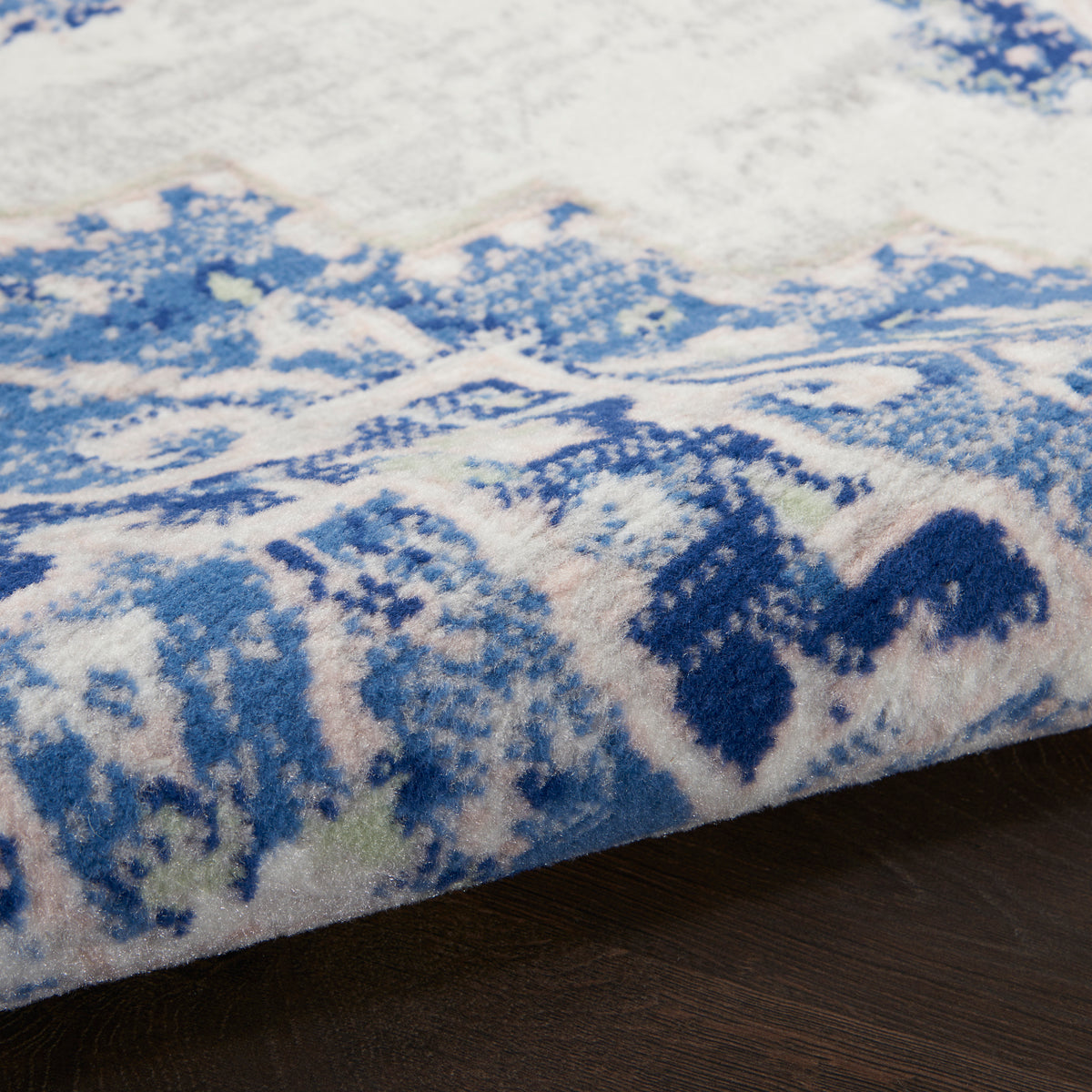 Whimsicle WHS03 Ivory Blue Rug