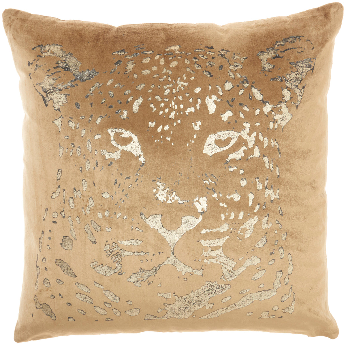 Sofia AC388 Beige/Gold 20" x 20" Throw Pillows