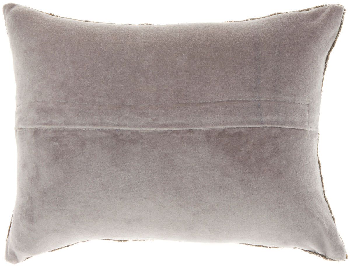 Sofia Z5000 Pewter 10" x 14" Throw Pillows