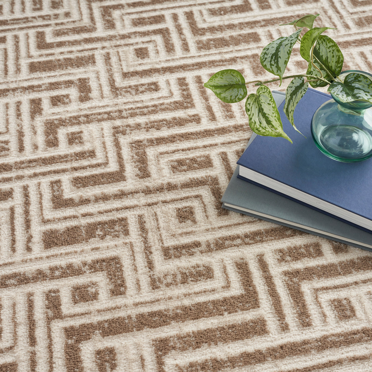 Serenity Home SRH04 Mocha Ivory Rug