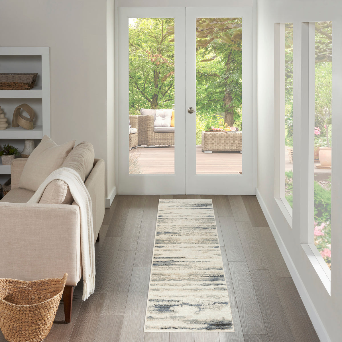 Serenity Home SRH12 Blue Multicolor Rug