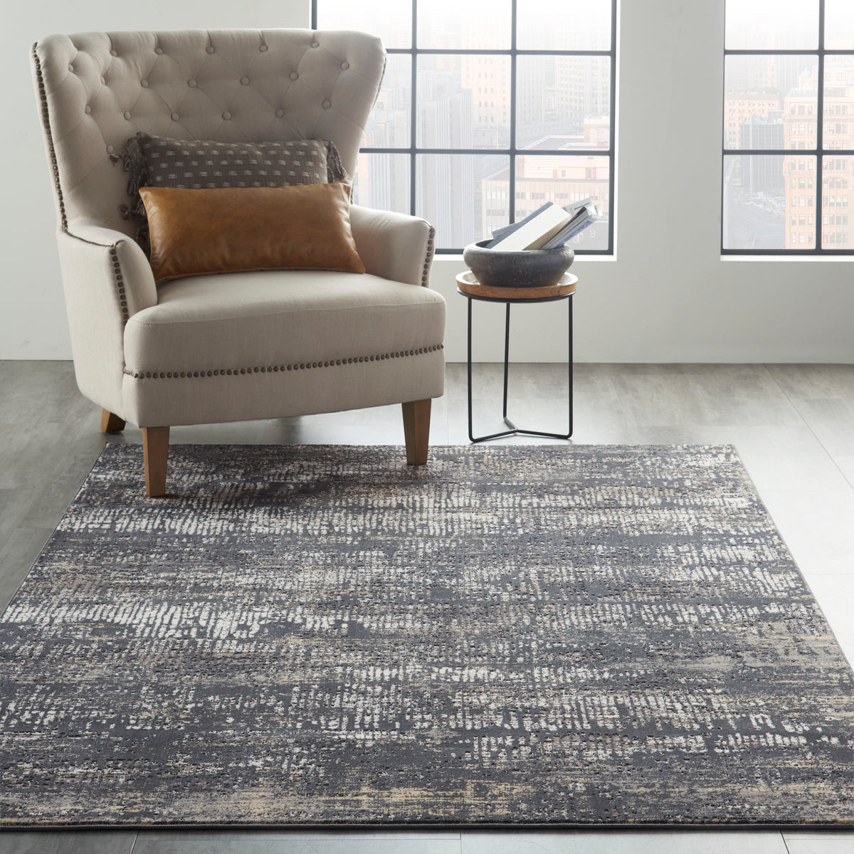 MA90 Uptown UPT03 Charcoal Grey Rug