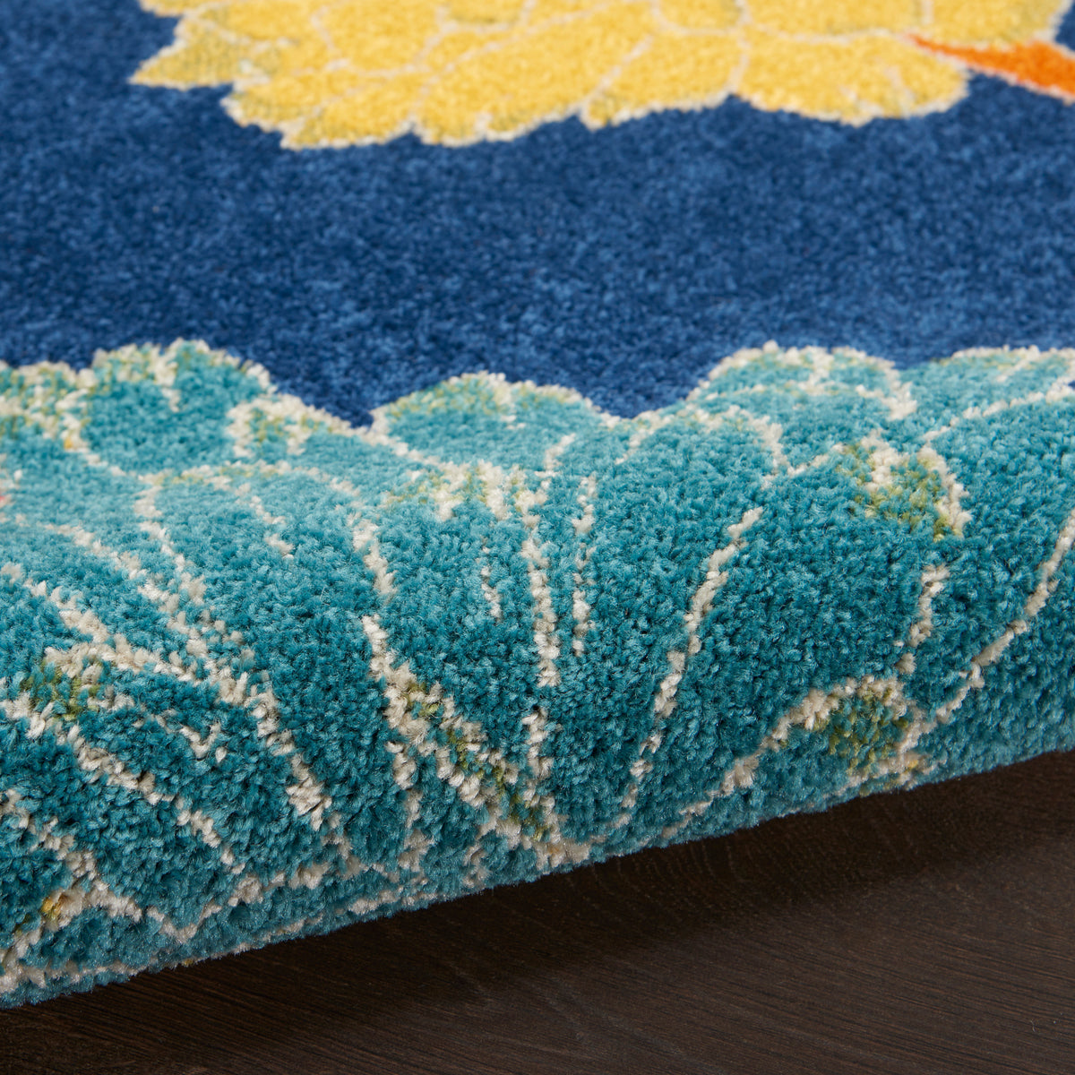 Allur ALR06 Navy Multicolor Rug