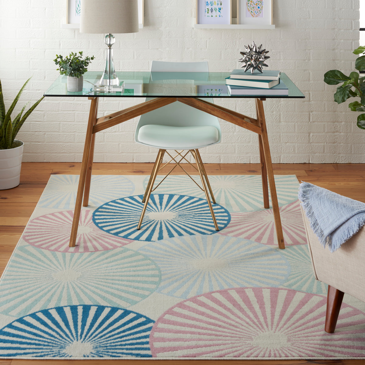 Grafix GRF20 Ivory Multicolor Rug