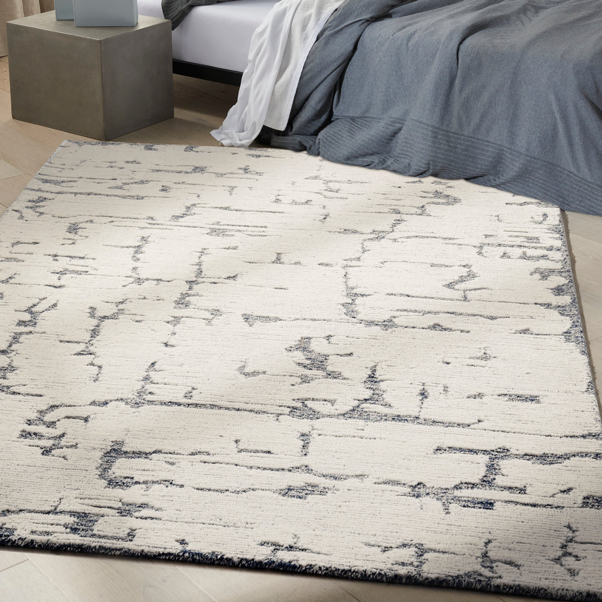 CK009 Sculptural SCL01 Blue Rug