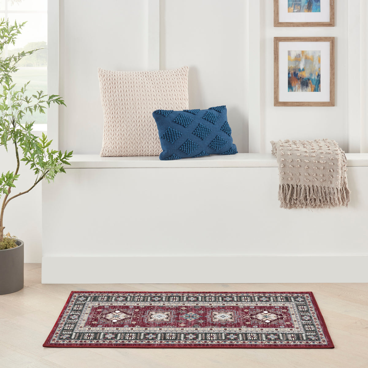 Fulton FUL03 Red Rug