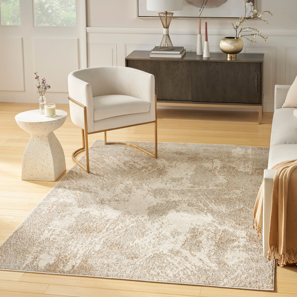 Ambiance AMI03 Ivory Silver Rug