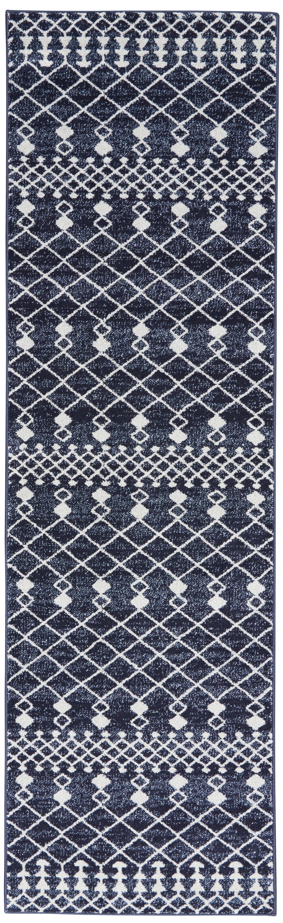 Palermo PMR03 Navy/Grey Rug