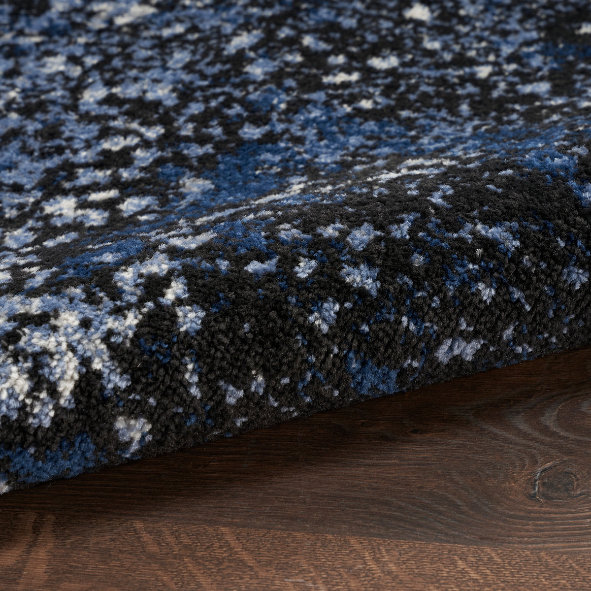 Passion PSN10 Light Blue Black Rug