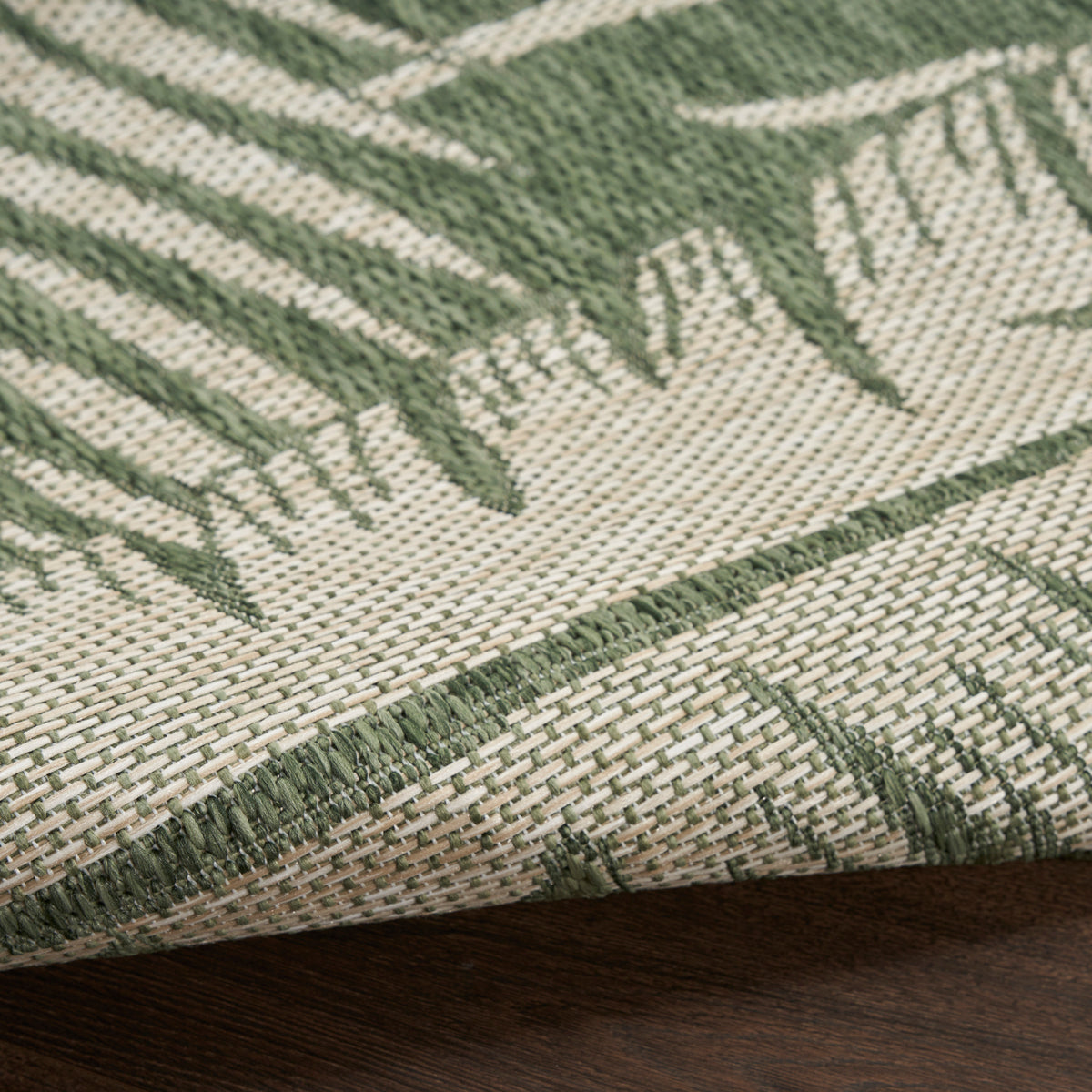 Garden Oasis GOA02 Green Ivory Rug