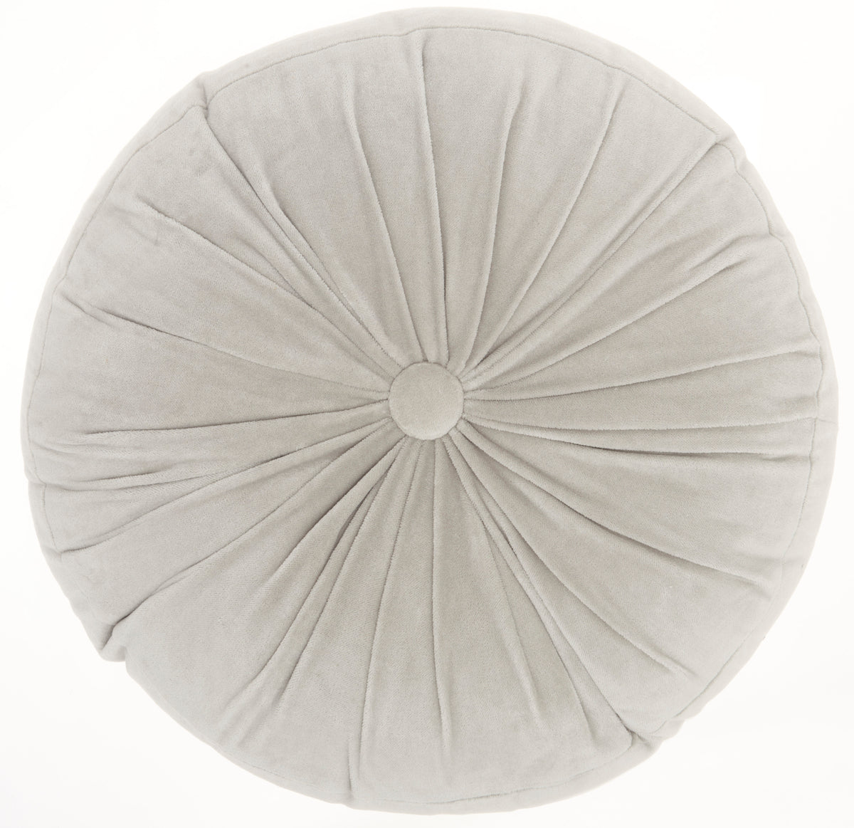 Sofia RC190 Lt Grey 16" x 16" Round Throw Pillows
