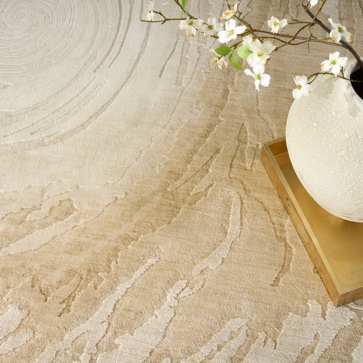 Brushlight BRL01 Beige Ivory Rug
