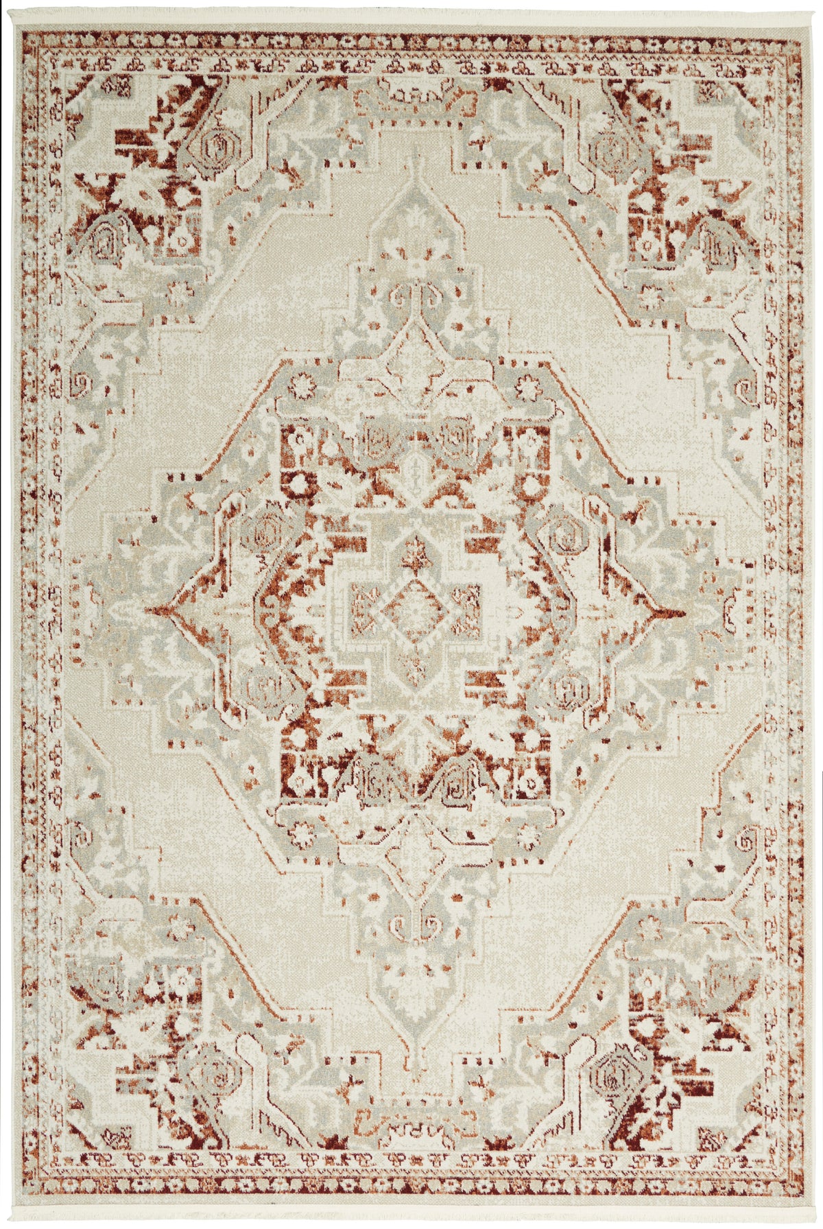 Carina CNA01 Brick Silver Rug