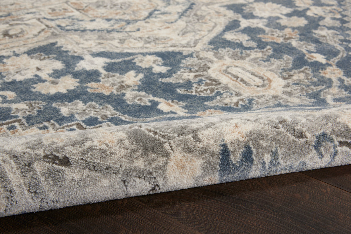 Quarry QUA08 Ivory Blue Rug