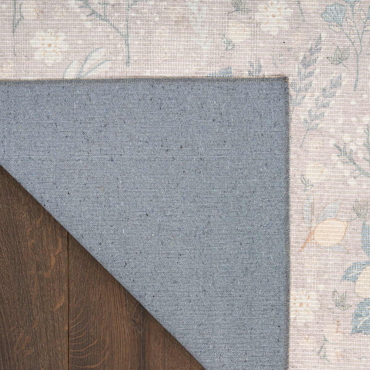 Botanical Washables BOT04 Grey Multicolor Rug