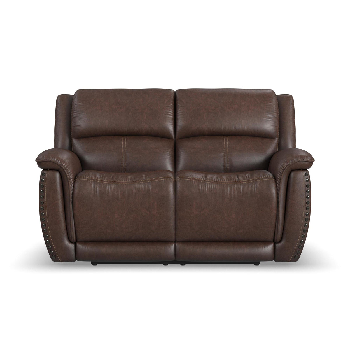 Beau Fabric Power Reclining Loveseat with Power Headrests