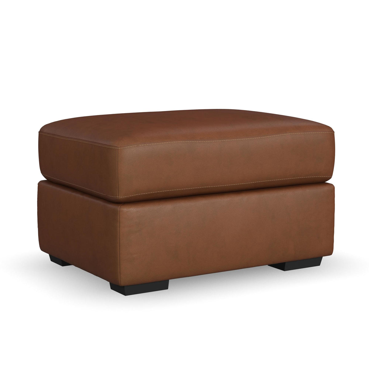 Henry Leather Ottoman