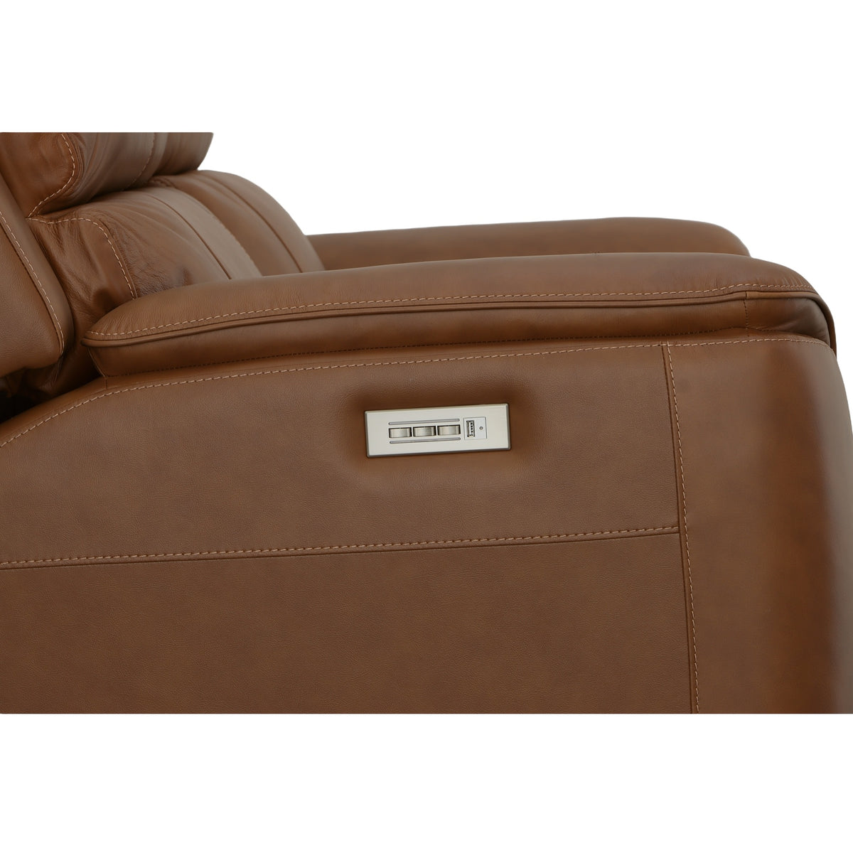 Henry Power Reclining Loveseat with Power Headrests & Lumbar