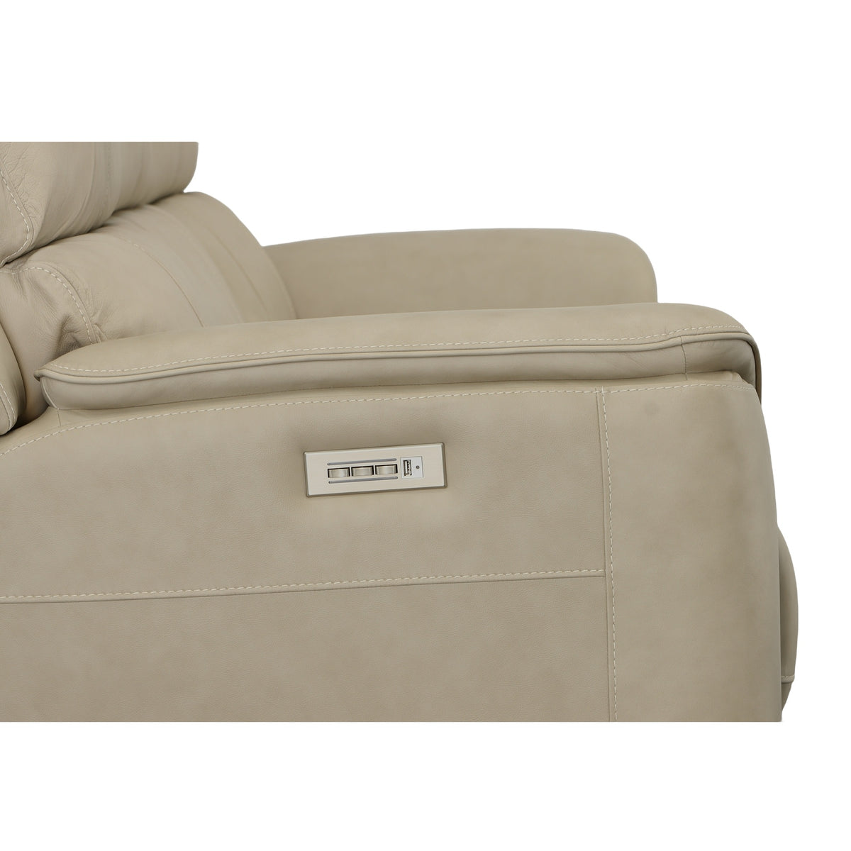Henry Power Reclining Sofa with Power Headrests & Lumbar