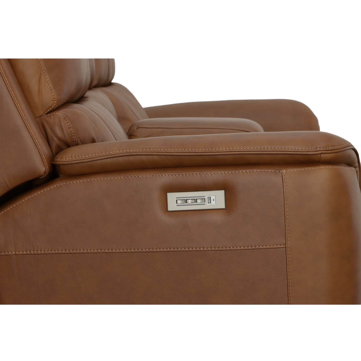 Henry Power Reclining Loveseat with Console & Power Headrests & Lumbar