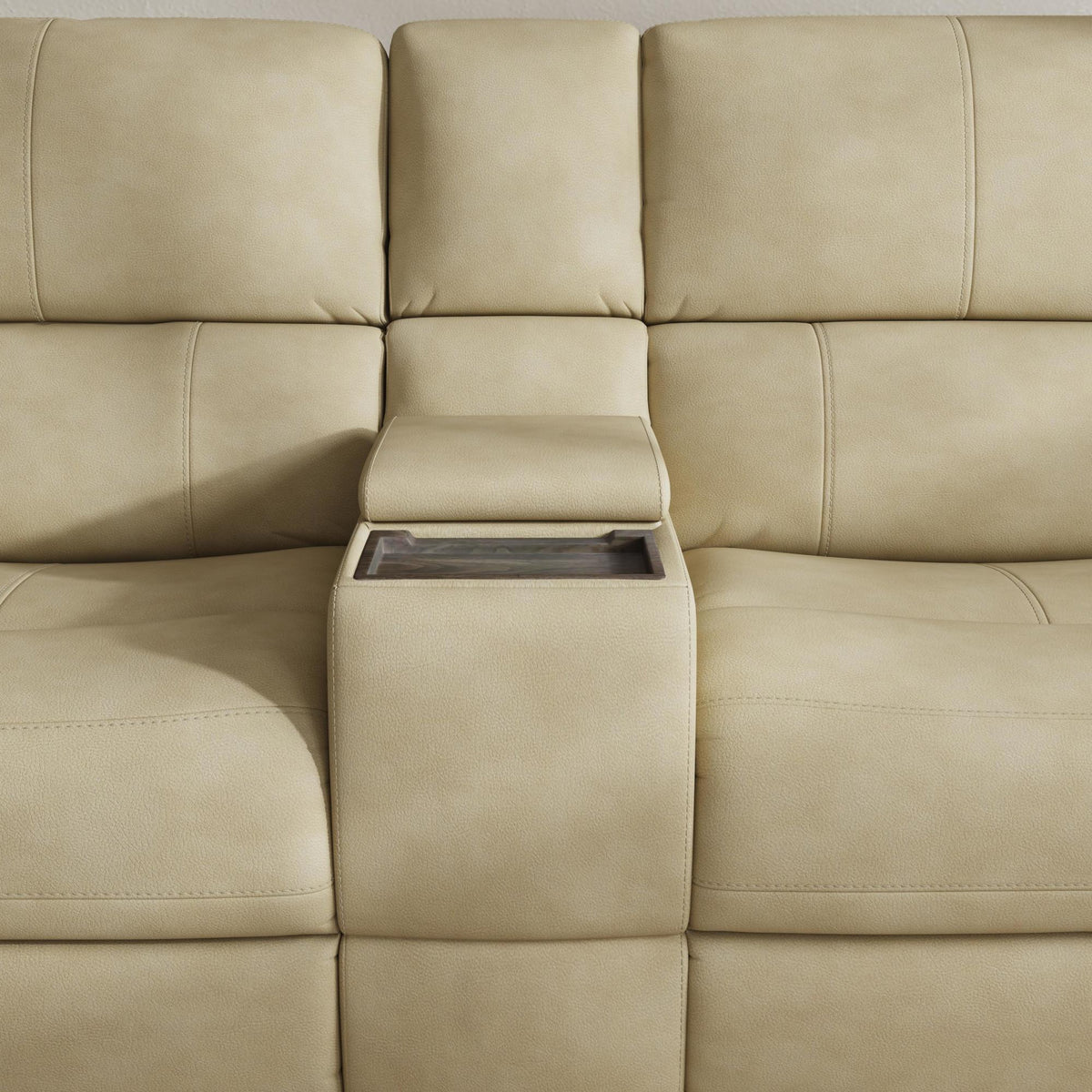 Henry Power Reclining Loveseat with Console & Power Headrests & Lumbar