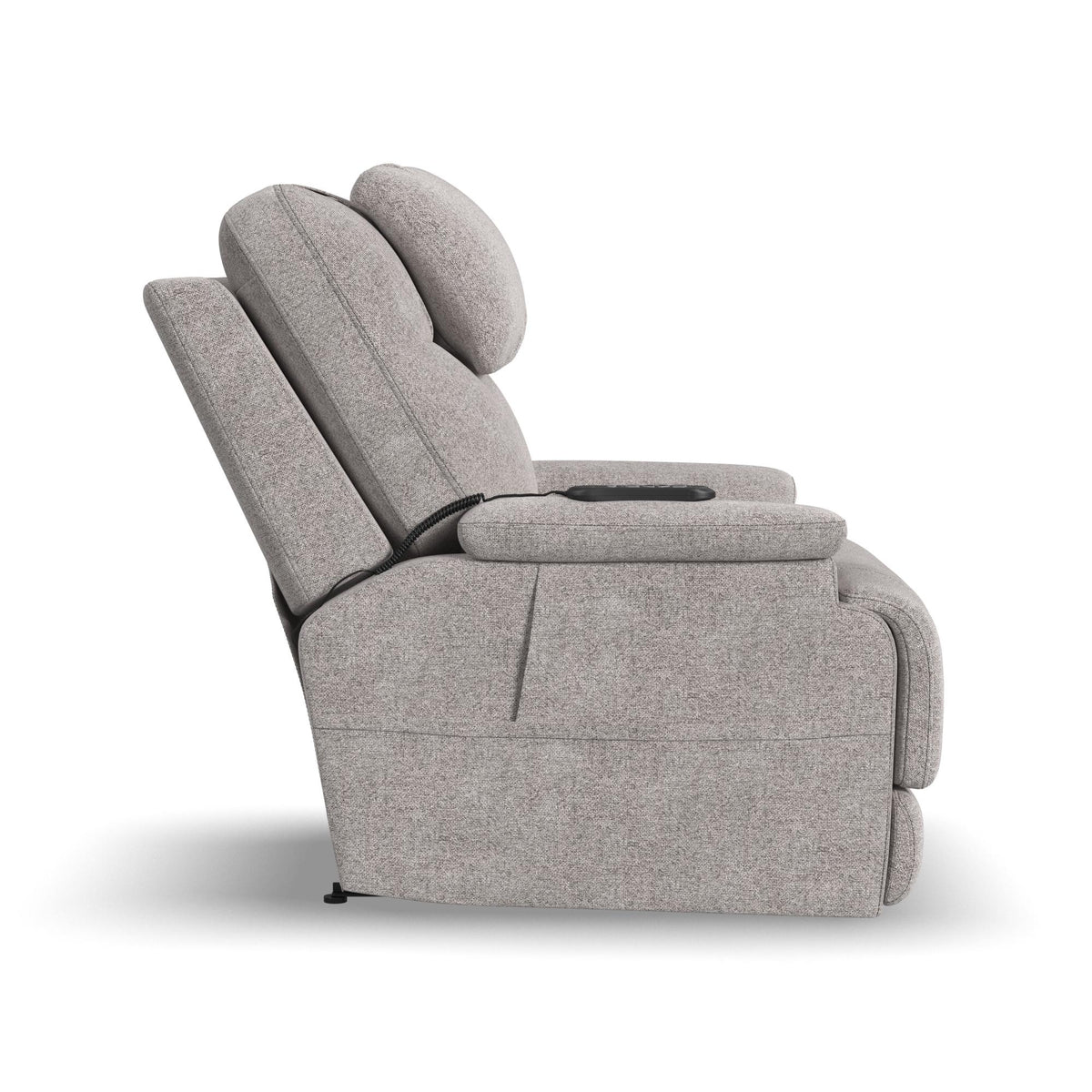 Zecliner Model 2 Petite Fabric Power Sleep Recliner with Power Headrest & Lumbar