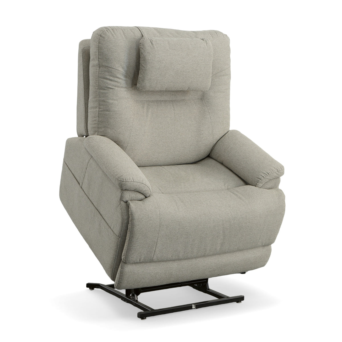 Zecliner Model 2 Fabric Power Lift Sleep Recliner with Power Headrest & Lumbar