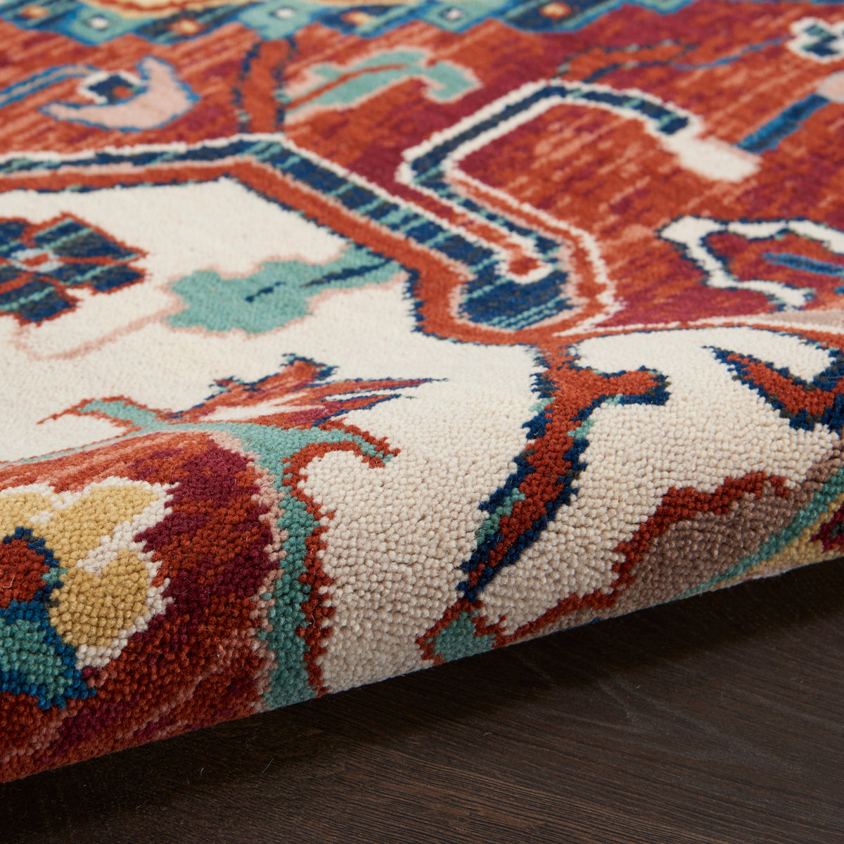 Parisa PSA01 Brick Ivory Rug
